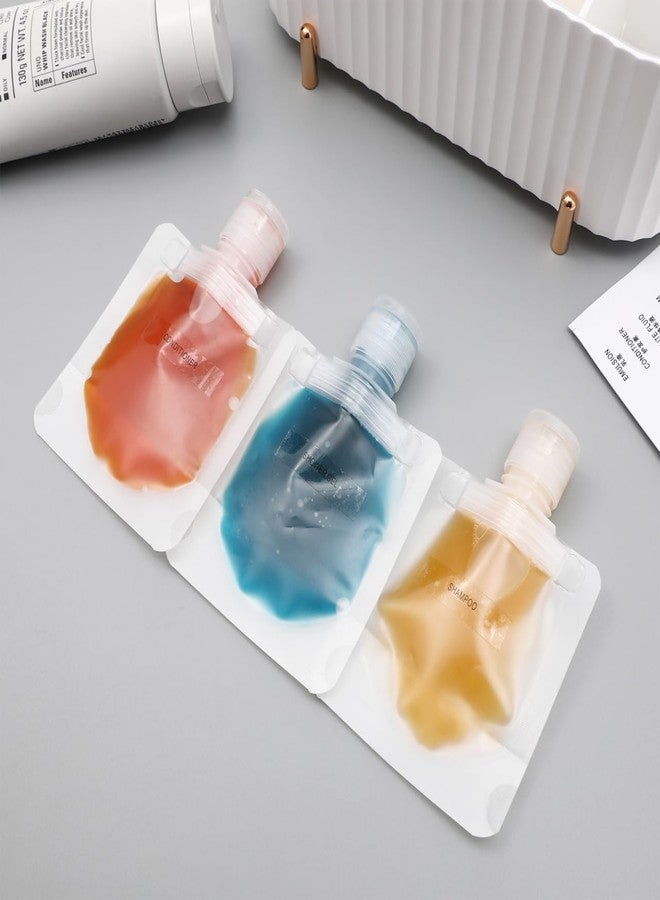 KALLORY Refillable Lotion Bags 15Pcs 30Ml Travel Pouches for Cosmetic Sub-Packing Squeezable Sample Containers for Essence Creams Moisturizers and Toiletries - Image 5